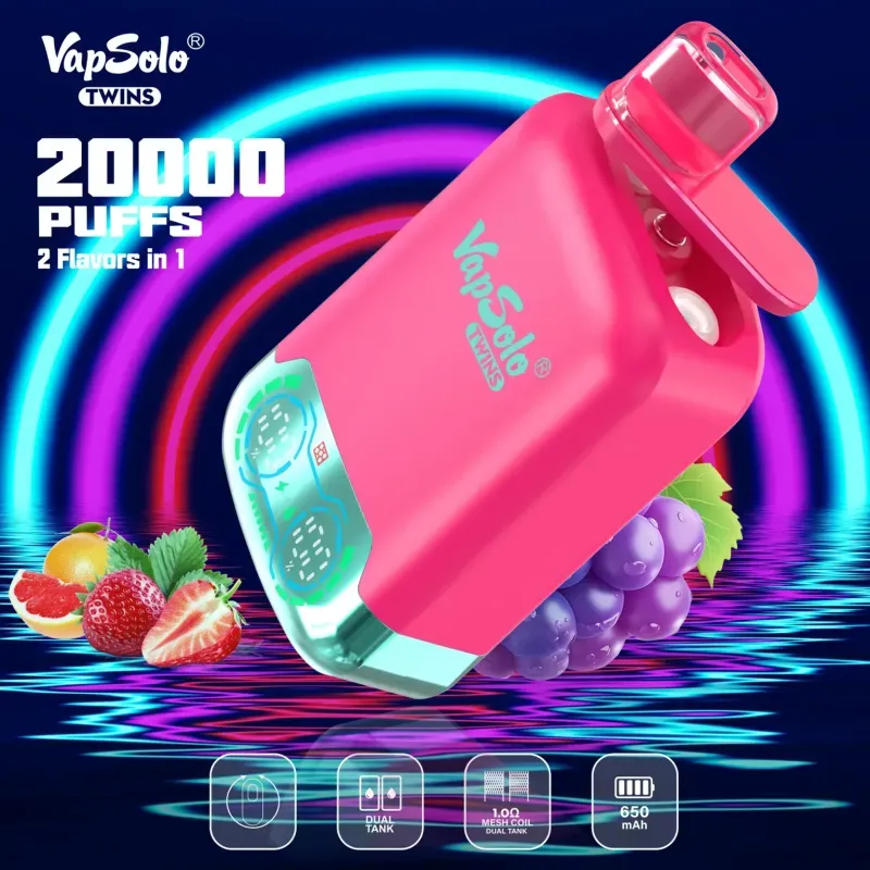 Kako koristiti VapSolo Twins 20000: Vodič za početnike za vaping s dvostrukim...