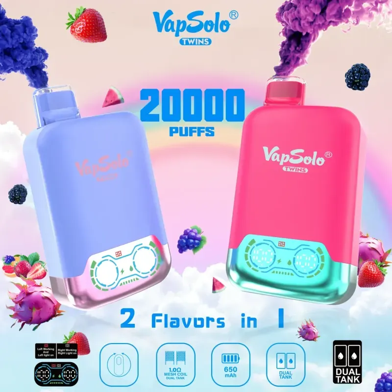 Recenzija Definitive VapSolo Twins 20000: Powerhouse dvostrukog okusa?