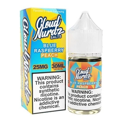 Blue Raspberry breskva Cloud Nurdz TFN soli 30ml